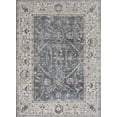 thumbnail image 3 of JONATHAN Y WASHABLE 4 x 6 Area Rug, Brandy Rustic Border - Dark Gray/Cream, WSH321A-4, 3 of 10