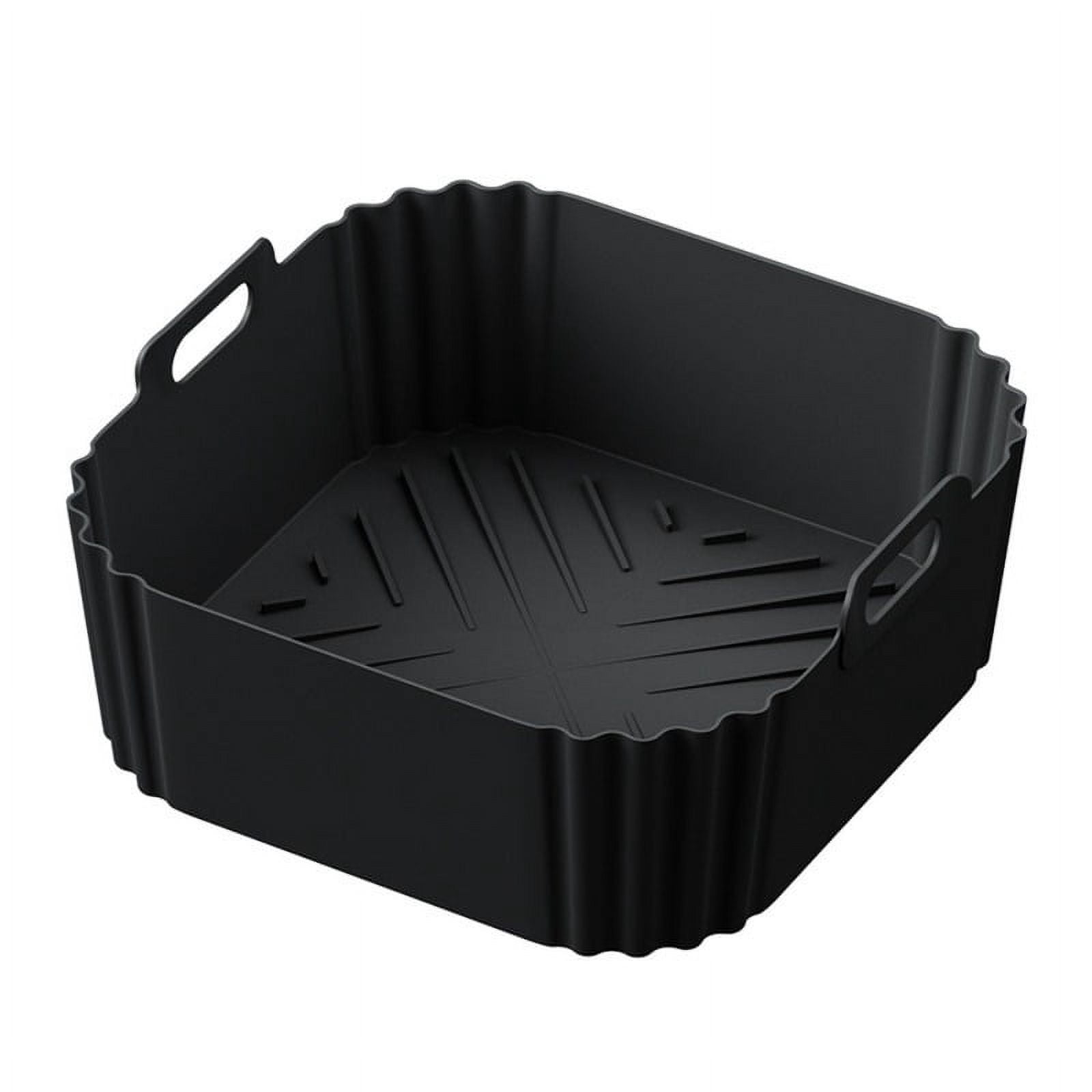 22.5cm Silicone Air Fryer Liners Reusable Non-Stick Basket for Ninja AF181 AF180 AF141 AF140 Other 5-8QT Air Fryer Accessories