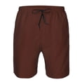 thumbnail image 3 of Vsdgher Brown Men's Beach Shorts, Surfing shorts, Swim trunks, Quick Dry Swim Trunks for Surfing Beach Fun -XX-Large, 3 of 6