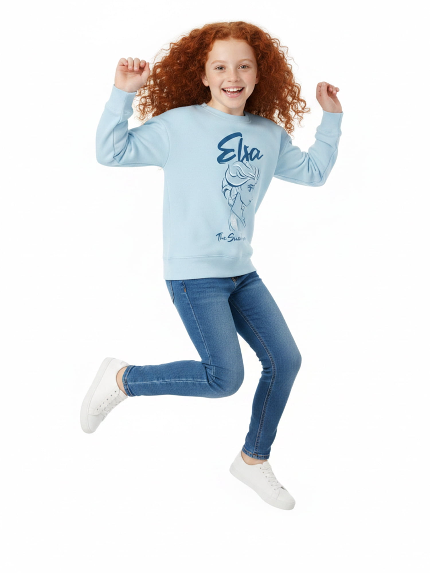 Frozen Girls The Snow Queen Graphic Sweatshirt, Sizes 4-16