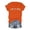 Orange, variant on HXWCHsWomen Essential Plain TeeWomen's Casual Loose Fit Crewneck T-Shirt Short Sleeve Everyday Comfortable Stylish Basic top XL Red