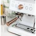 thumbnail image 4 of Café Bellissimo Semi Automatic Espresso Machine + Milk Frother | WiFi Connected, Smart Home Kitchen Essentials | Built-In Bean Grinder, 15-Bar Pump & 95-Ounce Water Reservoir | Matte White, 4 of 9