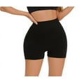 thumbnail image 5 of JJHGVB Gym Shorts Women Yoga Shorts Women's Tummy Athletic Shorts Stretch Workout Biker Shorts Butt Lifting Scrunch Gym Shorts Athletic Shorts Butt Lifting Shorts Black 2XL, 5 of 5
