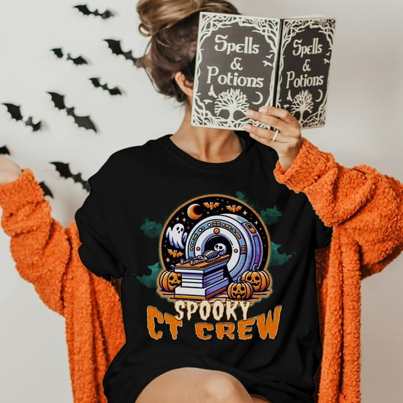SEIKEMS Halloween CT Tech Shirt CT Technologist Halloween Tee Spooky Rad Tech Tshirt Radiologic Technologist Radiology Department Rad Tech Week