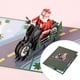 thumbnail image 4 of Tarjetas de Felicitación de Vacaciones de Navidad, Hombre de Navidad Motor de Motor de , Tarjeta de Felicitación de Navidad con Sobres, 4 of 8