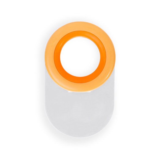 Yuarrent Elevador de asiento de inodoro portátil autoadhesivo sin rastro colorido Closestool manija de elevación herramientas de elevación suministros Suministros de limpieza para el hogar naranja Yuarrent HA059238-01