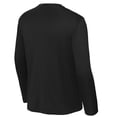 thumbnail image 5 of Mafoose Youth Long Sleeve Lightweight PosiCharge Moisture-Wicking Competitor T-shirt Black S, 5 of 6