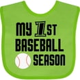 thumbnail image 3 of Inktastic My 1st Baseball Season Boys Baby Bib, 3 of 4