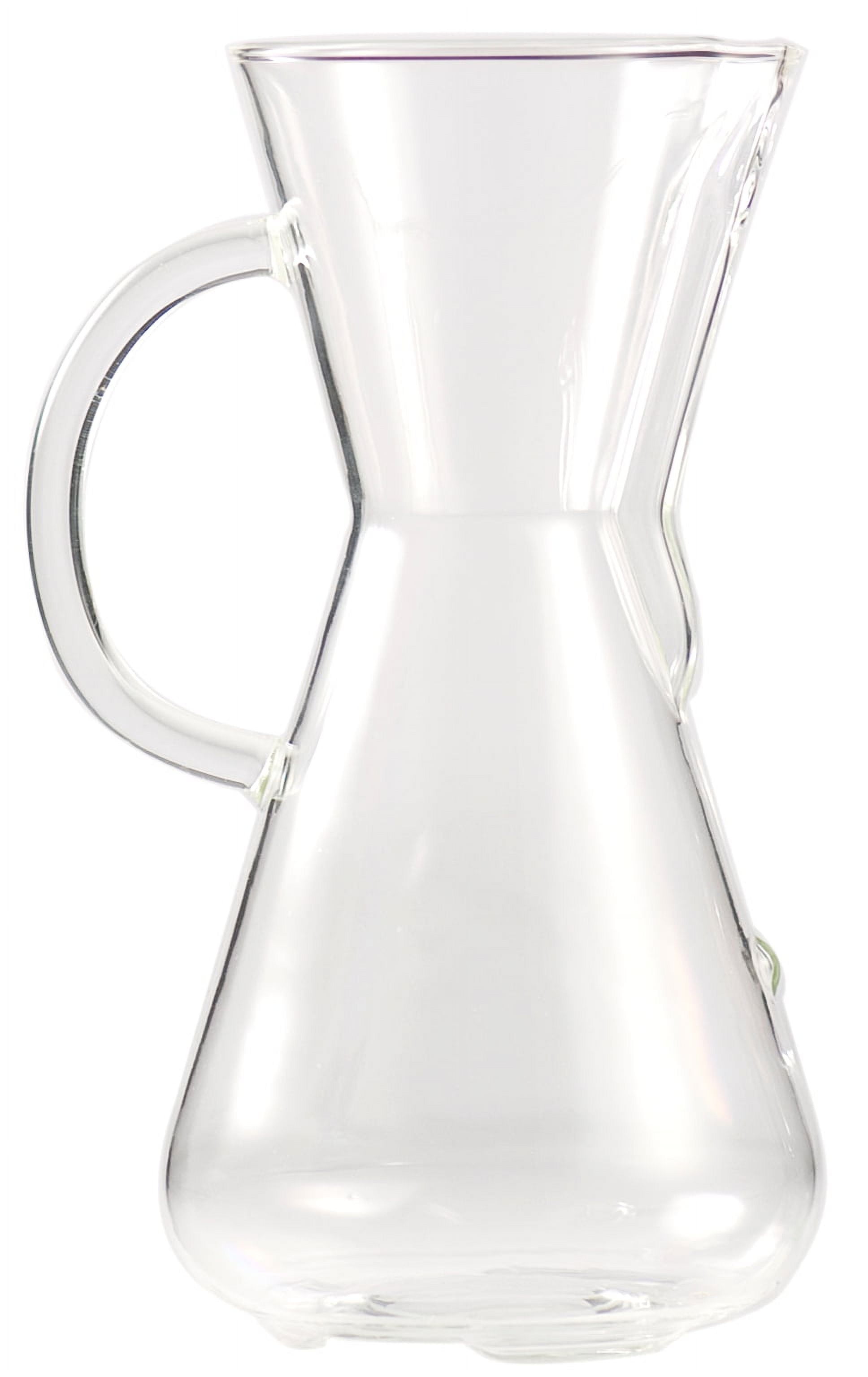 Chemex 3-Cup Classic Series Glass Coffee Maker With Handle
