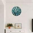 thumbnail image 4 of Non-Ticking Silent Wall Clocks Personalized Analog Round Clock Battery Operated Clocks Decorative for Kitchen,Office-Mermaid Scales With Unique Color(14inch), 4 of 4
