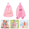 thumbnail image 3 of Malla de dibujos animados Bolsa de playa Juguetes de arena Bolsa de almacenamiento Kids Beach Bag Beach Essentials, 3 of 4