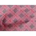thumbnail image 4 of oneOone Cotton Cambric Fabric Leaves & Geometric Block Decor Fabric Printed BTY 56 Inch Wide, 4 of 4