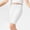 White, variant on Girls Tight-Fit Knee-Length Shorts, High-Waist Yoga Running Shorts for Kids, Breathable Dance Training Capri Leggings, Quick-Dry Workout Shorts for Age 5-13 Black 120