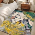 thumbnail image 6 of Country Road Area Rug 3x5 Washable Rug Non Slip Abstract Art Oil Painting Pastoral Villas Large Area Rug Indoor Floor Carpet for Entryway Bedroom Kitchen Living Room Home Office Dining Room Nursery, 6 of 9