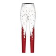 thumbnail image 4 of Up to 65 off!Lolmot Christmas Leggings Women's Xmas Deer Santa Snowflake Print Ankle-Length Tights High Waisted Workout Leggings Lightweight Soft Stretchy Yoga Pants, 4 of 5