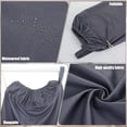 thumbnail image 4 of 2 Pack Reusable Cloth Diaper Pail Liner Bags, Hangable Pail Liner with Strap, Reusable Laundry Bag Waterproof Pouch for Cloth Diaper, Laundry and Garbage, Grey & White, 4 of 4