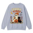 thumbnail image 5 of Venzia Women Cute Fall Sweatshirt, Retro Pumpkin Black Cat Cartoon Graphic Crewneck Casual Autumn Pullover Top, 5 of 6