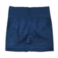 thumbnail image 5 of High Waist Seamless Yoga Shorts Lifting Compression Control Workout Running Gym Training Athletic Firming ActivewearBlueL, 5 of 5