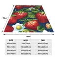 thumbnail image 3 of Balery Strawberry2 Manta de Felpa Suave y Acogedora – Cobija de Franela Aterciopelada para Cama, Lavable y Cálida para Sofá, Mascotas, Transpirable-40"x30", 3 of 7