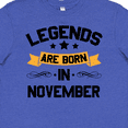 thumbnail image 4 of Inktastic legends are born in november Youth T-Shirt, 4 of 5