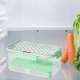 thumbnail image 1 of Contenedores de almacenamiento de frutas para nevera, caja de almacenamiento de alimentos con asa de tapa, caja de refrigerios, ahorro hermético de Verde, 1 of 8