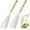 White, variant on Cedar and Ash Spoonula, Cedar and Ash Spoon, Cedar and Ash Multifunction Spoon, Heat Resistant Nonstick Cooking Utensil for Stirring, Scooping & Serving