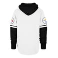 thumbnail image 3 of Men's '47 White Pittsburgh Steelers Trifecta Shortstop Pullover Hoodie, 3 of 3
