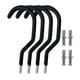 thumbnail image 3 of 4 ganchos de pared para toallas, accesorios de herrajes para muebles de cocina Negro mate, 3 of 7