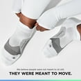 thumbnail image 6 of Feetures Elite Light Cushion No Show Tab - Running Socks for Men & Women - Athletic Compression Socks - Moisture Wicking - L, New White - (3Pair), 6 of 8
