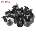 thumbnail image 5 of REGALWOVEN  20pcs 12mm/0.47" Hole Dia Plastic Bolt Rivets Fastener Ceiling Lining Trim Panel Clips Black for Car, 5 of 5