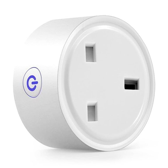 Smart Plug, Smart Wifi Plug Compatible with Alexa, Google Home, 3300W Wifi Plug with Timer Function App Remote Control, 15A/220V, No Hub Required, 2.4Ghz ONLY(1 Pack)