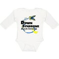 thumbnail image 3 of Inktastic Down Syndrome Awareness with Butterfly and Ribbon Boys or Girls Long Sleeve Baby Bodysuit, 3 of 5