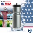 thumbnail image 5 of Paquete De 2 Botellas De Agua Deportivas Resistentes, 50 Botellas De Plástico Reutilizables Sin Bpa De 22 Oz Con Tapa Superior Extraíble, Fabricadas En Ee. Uu., Aptas Para Lavavajillas En La Rejilla S, 5 of 5