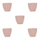 thumbnail image 1 of Naiovety Macetas duraderas para plantas suculentas y macetas, y tamaños, accesorios para bonsái ecológicos, rosa cereza, 9CM Type2 NO2, 1 of 6