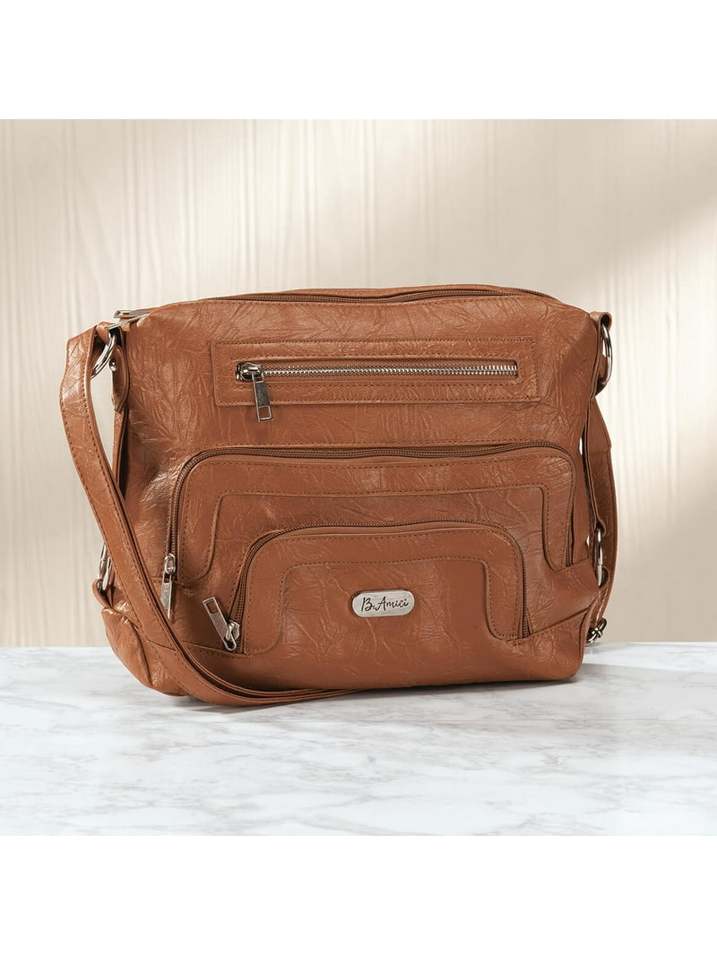 B.AmiciTM Margot Westhampton Genuine Leather Organizer Hobo