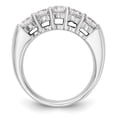 thumbnail image 2 of 14k White Gold Round Diamond Wedding Band Classic Anniversary Ring 1.07 Ct., 2 of 7