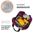thumbnail image 6 of Terrifier Lunchbag Insulated Food Bag Thermal Lunch Tote Portable Compact Meal Prep Bag With Front Pocket, 6 of 9