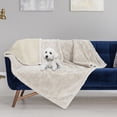 thumbnail image 1 of Kritter Planet Manta impermeable para perros, manta reversible a prueba de agua para mascotas, para sofá cama y sofá, fundas lavables para perros grandes, protege los muebles de la suciedad y los acci, 1 of 1