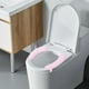 thumbnail image 4 of Cojín grueso para asiento de inodoro | Funda impermeable suave | Instalación adhesiva | Fácil de limpiar | Gris, azul y rosa | Juego de 2 unidades, 4 of 6