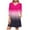 Hot Pink, variant on Ashirexll Midi Dresses for Women, Flowy Dresses for Women, Fashion Leisure Solid Color Elastic Cuff Long Sleeve V-Neck Dress