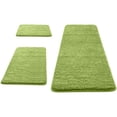 thumbnail image 2 of 3 Piece Bathroom Rug Set, 47 Inch Memory Foam Bath Mat Set, Soft Plush Absorbent Non Slip Floor Mats, Machine Washable Bathroom Rugs for Laundry Room Living Room Bedroom Home, 2 of 6