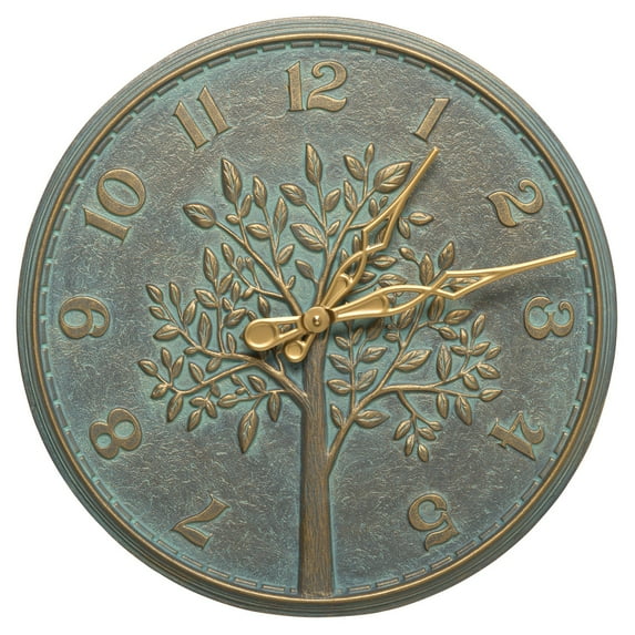 Whitehall Products Tree of Life 16-in. Indoor/Outdoor Wall Clock
