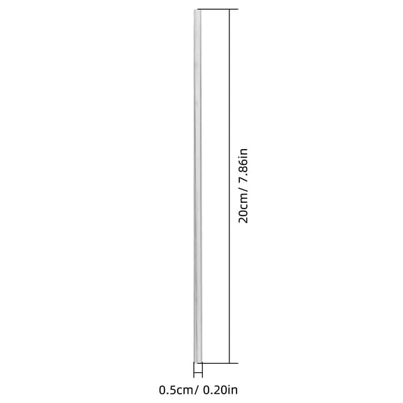 HONMEET Aluminum Welding Rods for Heat Transfer Physics Lab Experiments, 2 Pieces Stick