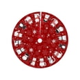 thumbnail image 1 of Classic Christmas Tree Skirt and Collar Set for Winter Party Celebration Decorative, 1 of 6