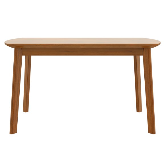 Knubmt Wood Dining Desk for 4 Person, 47 Inch Rectangular Dining Table for Dining Room, Light Brown
