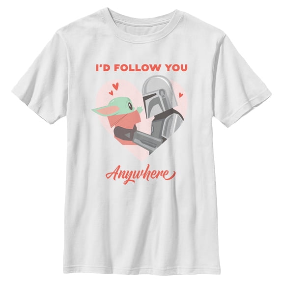 Boys Star Wars: The Mandalorian I'd Follow You Anywhere T Shirt