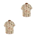 thumbnail image 4 of Camisa de Seta Hawaiana y Ventilada Sonducket para hombres Adultos Manga corta albaricoque L, 4 of 6