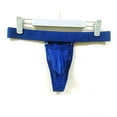thumbnail image 4 of COSFO Blue Mens Thongs Bulge Pouch Mesh G-String Breathable Sport Loose Fit Men Underwear, 4 of 5
