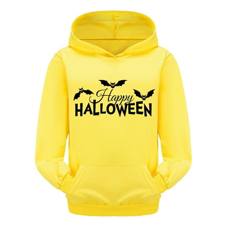 

Child Toddler Boys Girls Long Sleeve Cartoon Prints Warm Hoodie Pullover Tops Kids Sweat Halloween Sweater Kids Sweater Romper Little Boy Halloween Outfit Glow in The Dark
