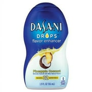 Dasani Drops 1.9 oz Plastic Bottles - Pack of 6 - Pineapple Coconut